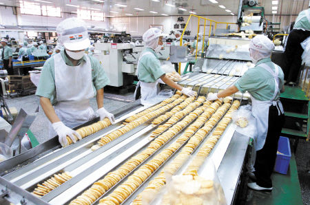 直擊旺旺食品生產線!守護舌尖上的安全!_進行